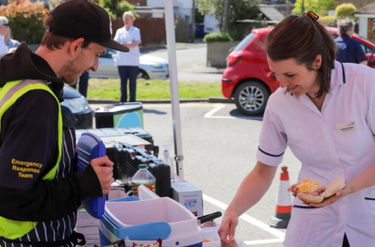 Salvation Army feeds thousands of NHS workers The Salvation Army